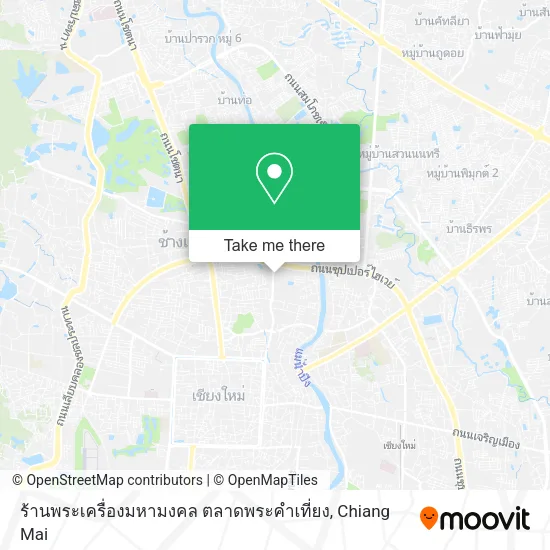 ร้านพระเครื่องมหามงคล ตลาดพระคำเที่ยง map