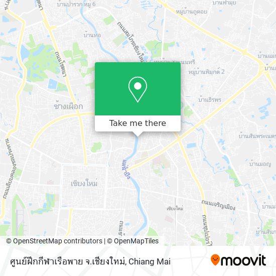 ศูนย์ฝึกกีฬาเรือพาย จ.เชียงใหม่ map