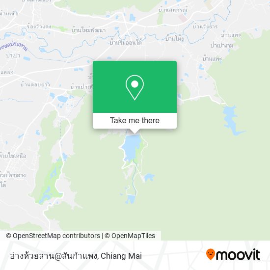 อ่างห้วยลาน@สันกำแพง map