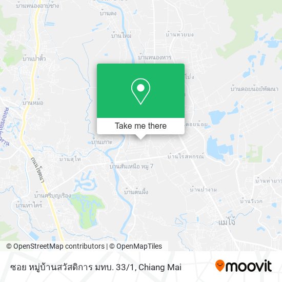 ซอย หมู่บ้านสวัสดิการ มทบ. 33 / 1 map
