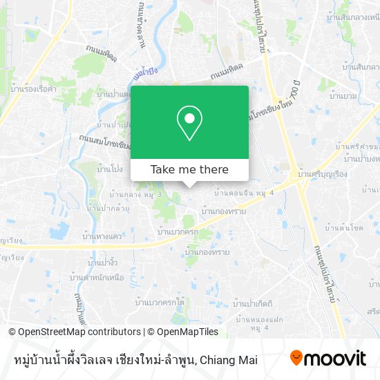 หมู่บ้านน้ำผึ้งวิลเลจ เชียงใหม่-ลำพูน map