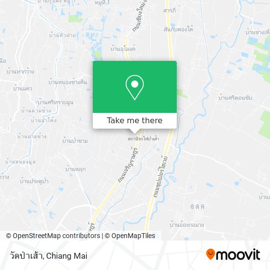 วัดป่าเส้า map