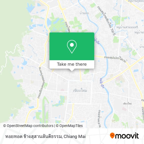 หอยทอด ข้างสุสานสันติธรรม map