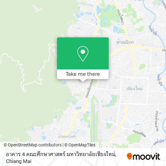 อาคาร 4 คณะศึกษาศาสตร์ มหาวิทยาลัยเชียงใหม่ map