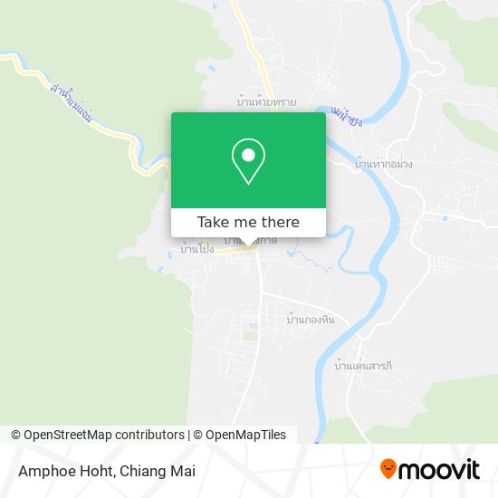 Amphoe Hoht map