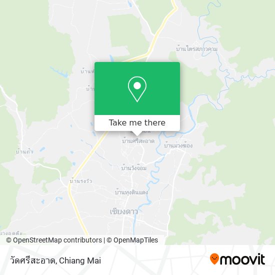 วัดศรีสะอาด map