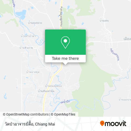 วัดป่าอาจารย์ตื้อ map