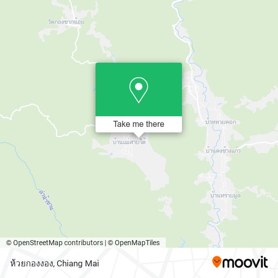 ห้วยกองงอง map