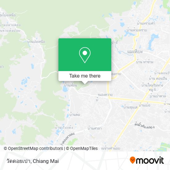วัดดอยเปา map