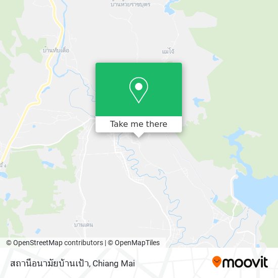 สถานีอนามัยบ้านเป้า map