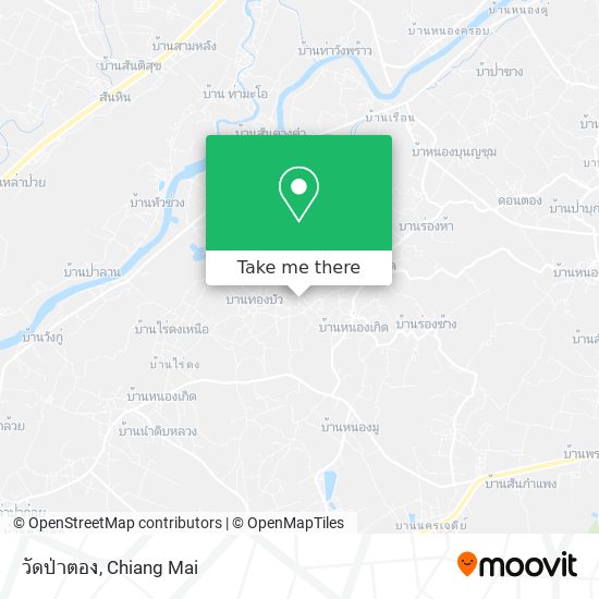 วัดป่าตอง map