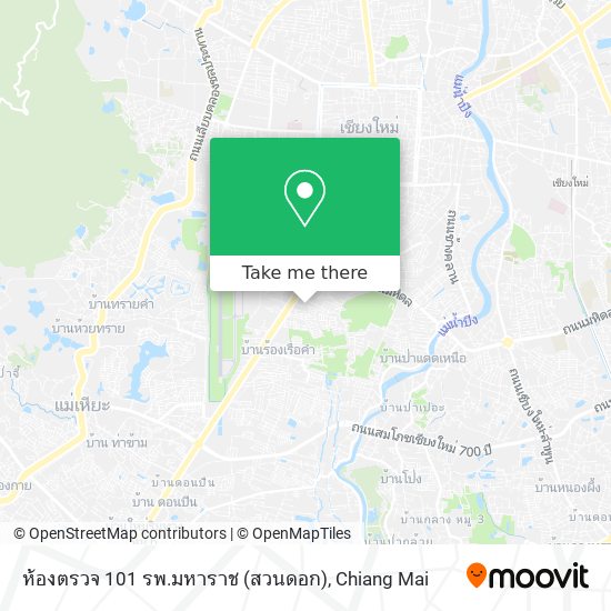 ห้องตรวจ 101 รพ.มหาราช (สวนดอก) map