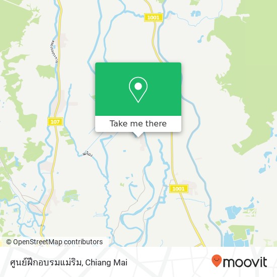 ศูนย์ฝึกอบรมแม่ริม map