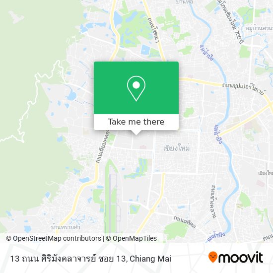 13 ถนน ศิริมังคลาจารย์ ซอย 13 map