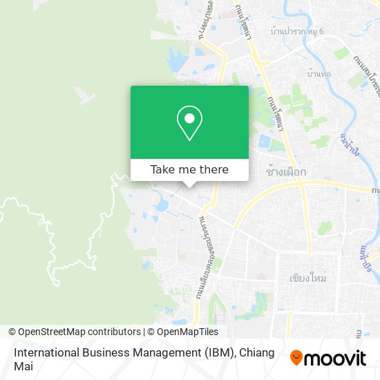 International Business Management (IBM) map
