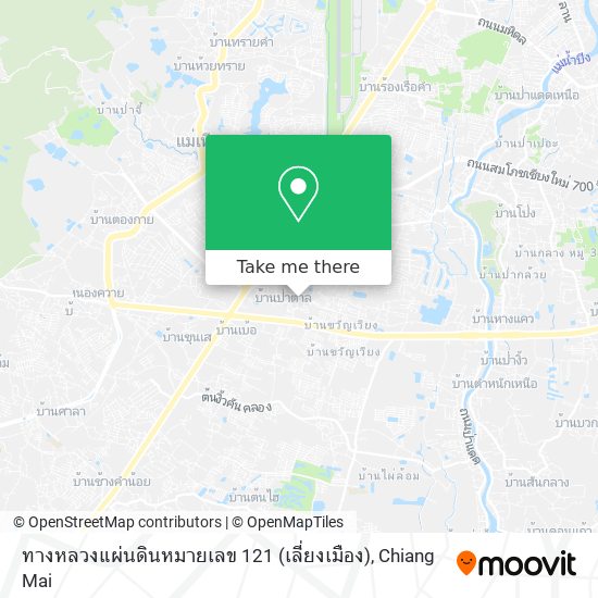 ทางหลวงแผ่นดินหมายเลข 121 (เลี่ยงเมือง) map