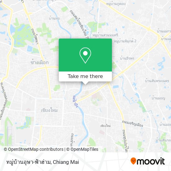 หมู่บ้านอุษา-ฟ้าฮ่าม map