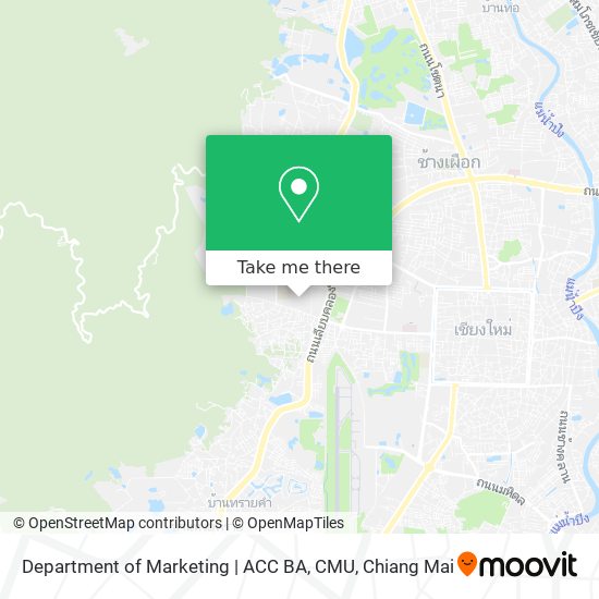 Department of Marketing | ACC BA, CMU map