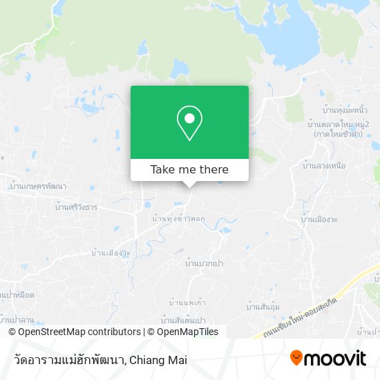 วัดอารามแม่ฮักพัฒนา map