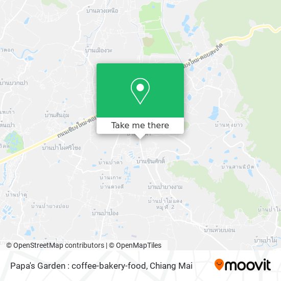 Papa's Garden : coffee-bakery-food map
