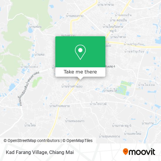 Kad Farang Village map