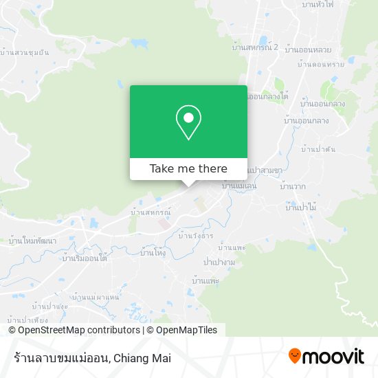 ร้านลาบขมแม่ออน map
