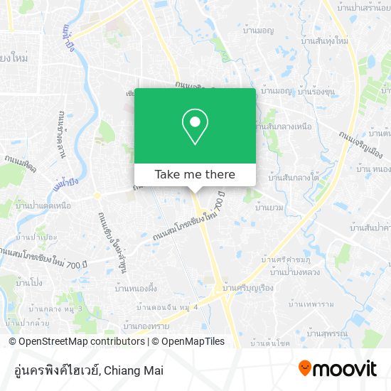 อู่นครพิงค์ไฮเวย์ map