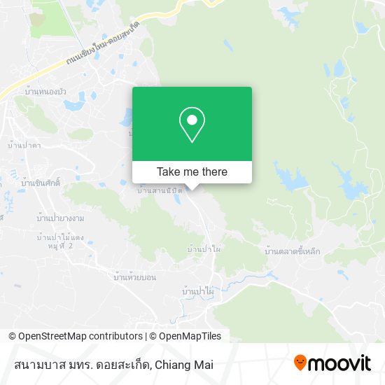 สนามบาส มทร. ดอยสะเก็ด map