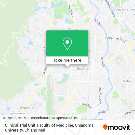 Clinical Trial Unit, Faculty of Medicine, Chiangmai University map