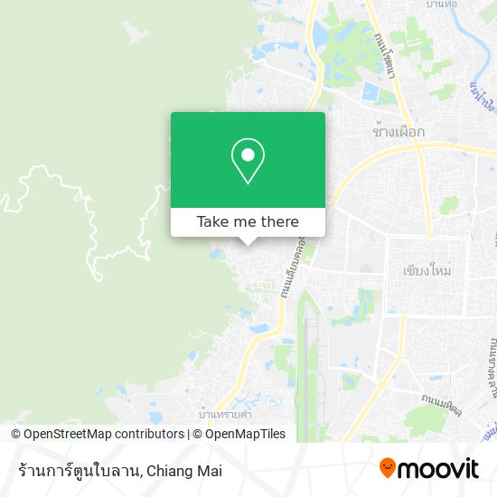 ร้านการ์ตูนใบลาน map