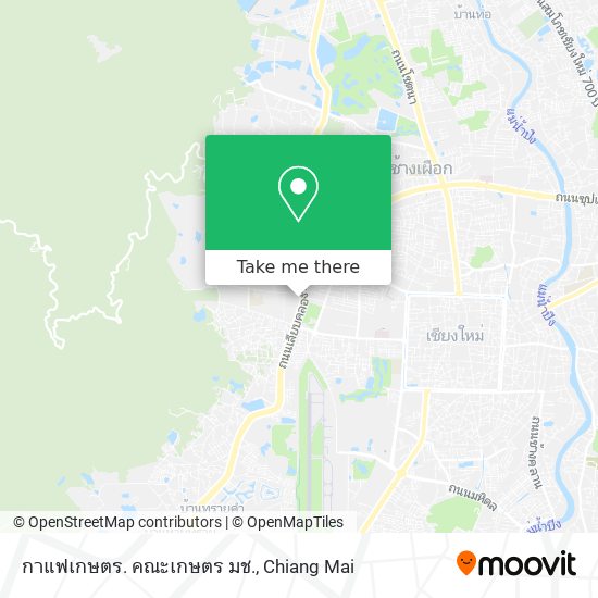 กาแฟเกษตร. คณะเกษตร มช. map