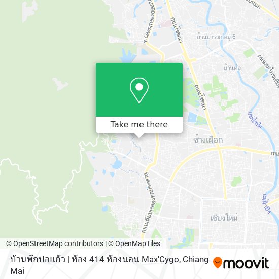 บ้านพักปอแก้ว | ห้อง 414 ห้องนอน Max'Cygo map