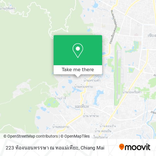 223 ห้องนอนหรรษา ณ หอแม่เหียะ map