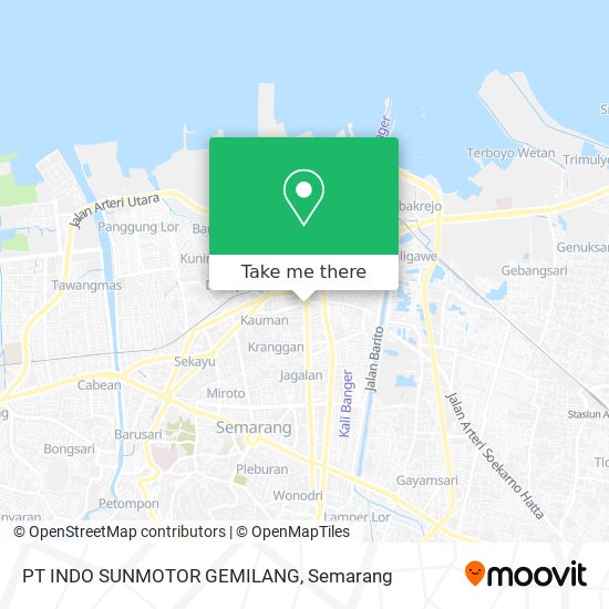 PT INDO SUNMOTOR GEMILANG map