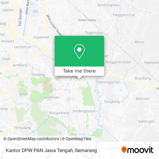 Kantor DPW PAN Jawa Tengah map