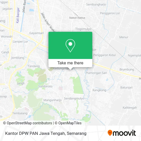 Kantor DPW PAN Jawa Tengah map