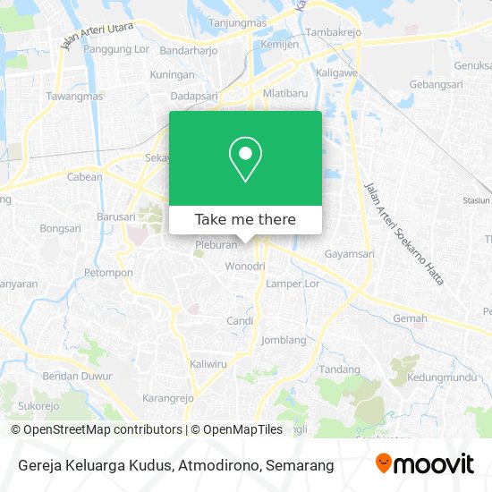 Gereja Keluarga Kudus, Atmodirono map