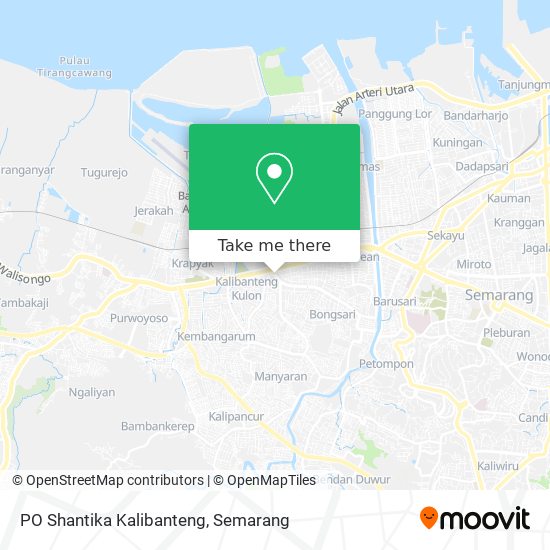 PO Shantika Kalibanteng map
