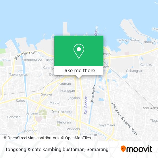 tongseng & sate kambing bustaman map