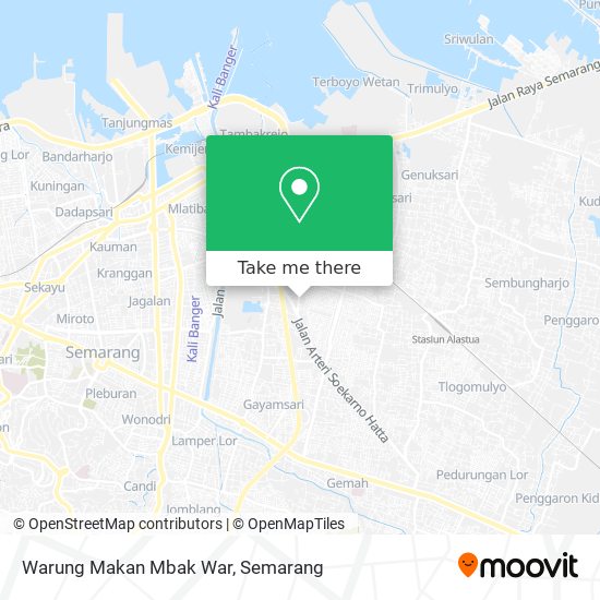 Warung Makan Mbak War map