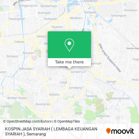 KOSPIN JASA SYARIAH ( LEMBAGA KEUANGAN SYARIAH ) map