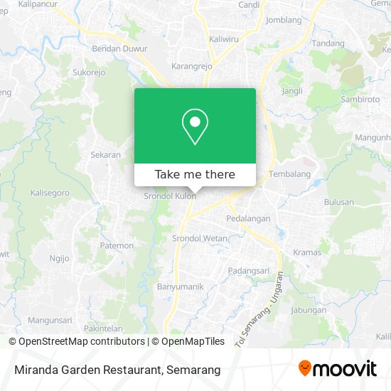 Miranda Garden Restaurant map