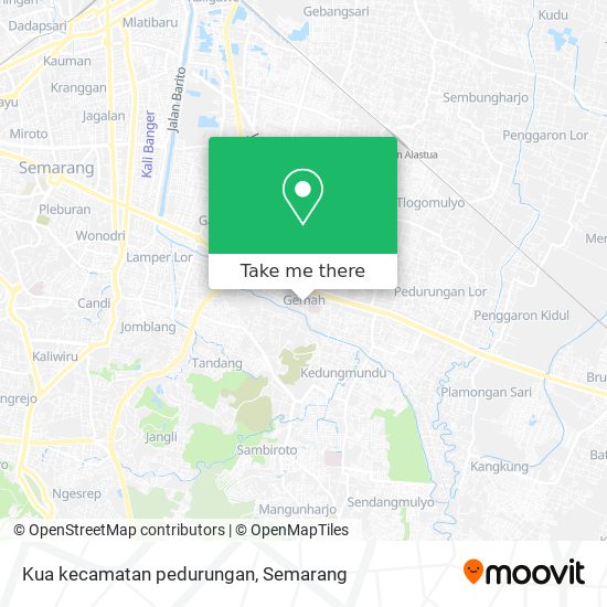 Kua kecamatan pedurungan map