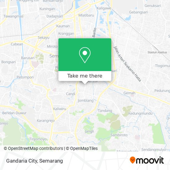 Gandaria City map