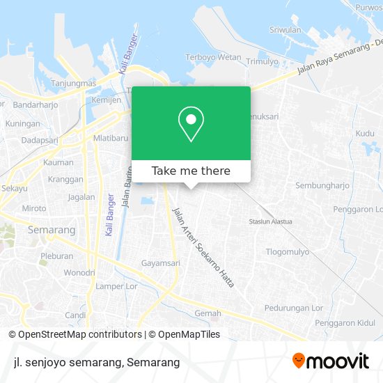 jl. senjoyo semarang map