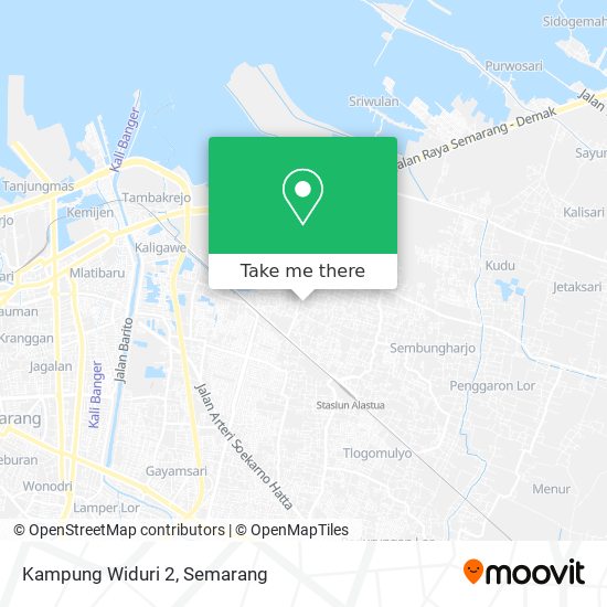 Kampung Widuri 2 map