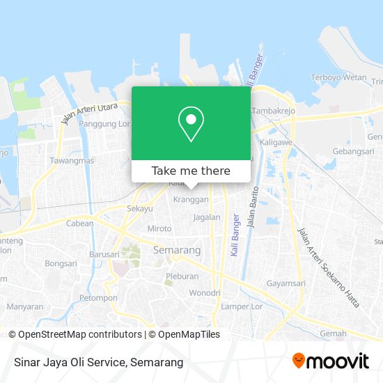 Sinar Jaya Oli Service map