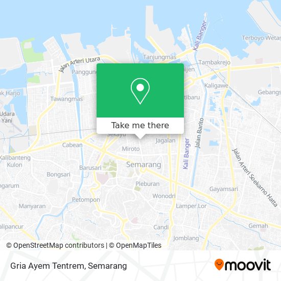 Gria Ayem Tentrem map