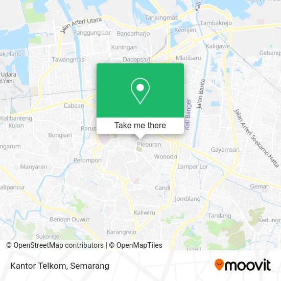 Kantor Telkom map