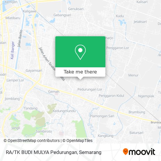 RA/TK BUDI MULYA Pedurungan map